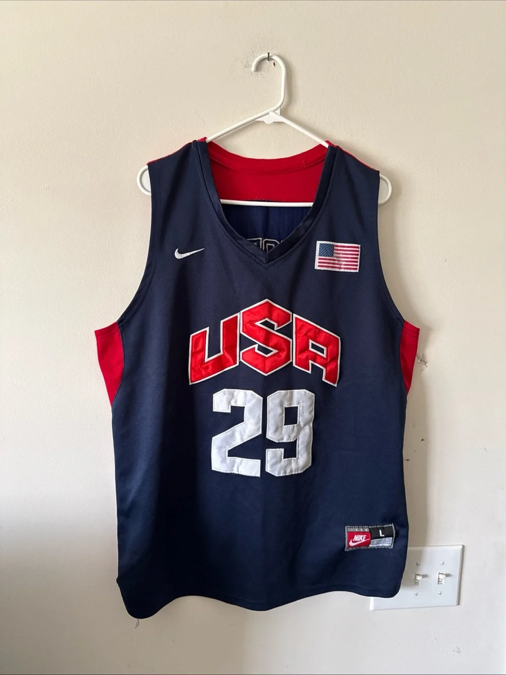 Men’s Nike Paul George #29 Team USA 2012 London Olympics Jersey Sz L - RARE